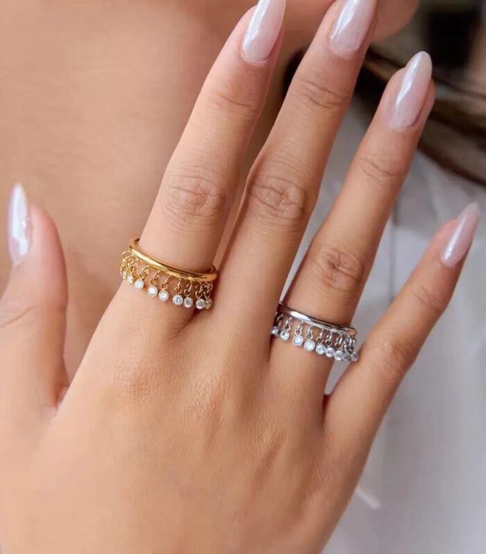 Luna Cascade Diamond Ring
