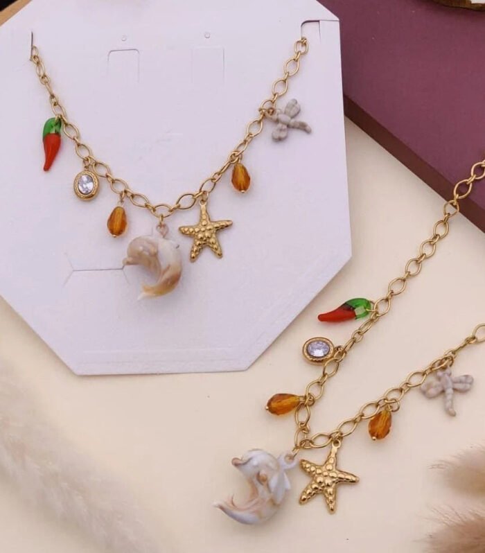 Marina Charm Coastal Necklace