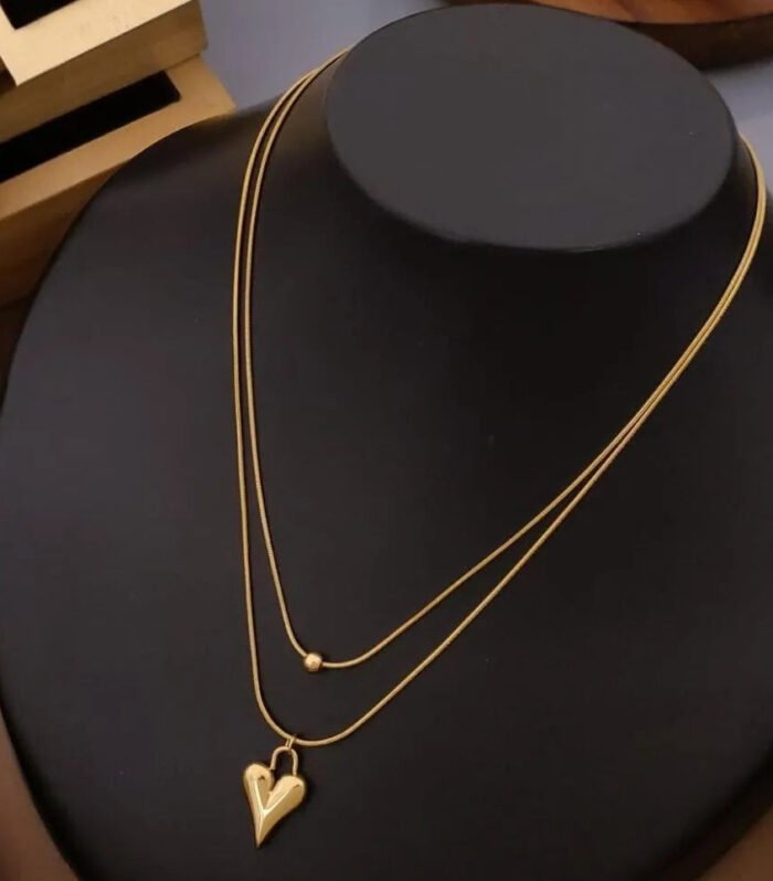 Royal Herringbone Layer Necklace